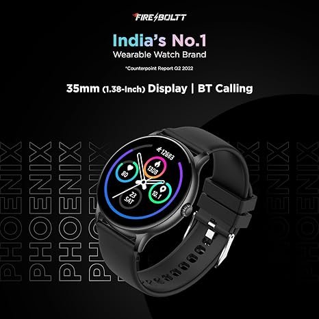 Fire-Bolt Smart Watch 1.38 HD Display, Bluetooth Calling - Image 6